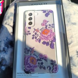 Coach phone case galaxy s21 5g